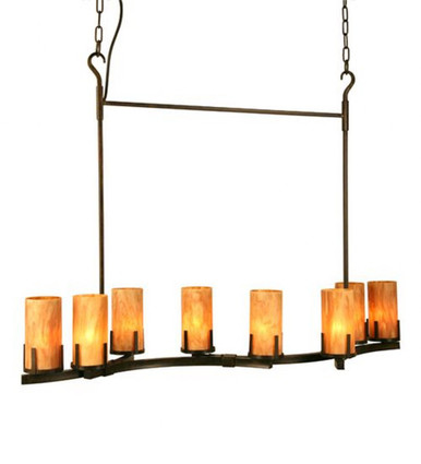Cero 8 Light Oblong Chandelier 32 x 16 Inch Wide by Meyda Tiffany - 115870
