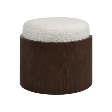 Capsula Ottoman 18 Inch Tall and 20 Inch Wide by Renwil Inc - CHA112