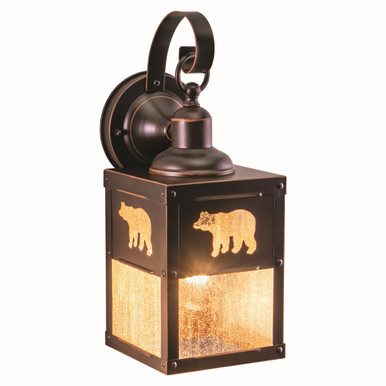 Bozeman 1 Light Outdoor Wall Mount 15 Inch Wide by Vaxcel - OW35053BBZ