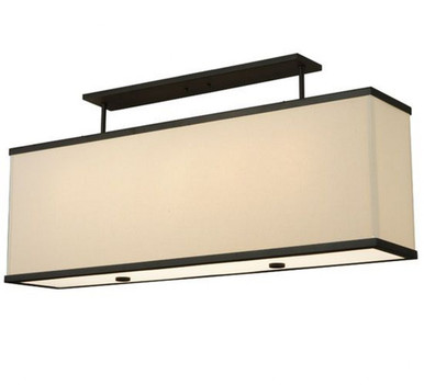 Quadrato Lounge 5 Light Oblong Pendant 20 x 8.5 Inches by Meyda Tiffany - 130985