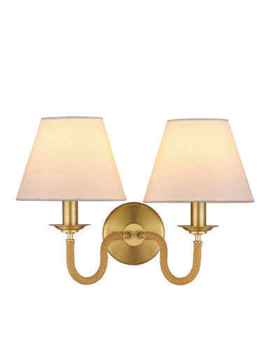 Adala 2 Light Wall Sconce 11 Inch Tall and 16 Inch Wide by Currey Company - 5000-0274