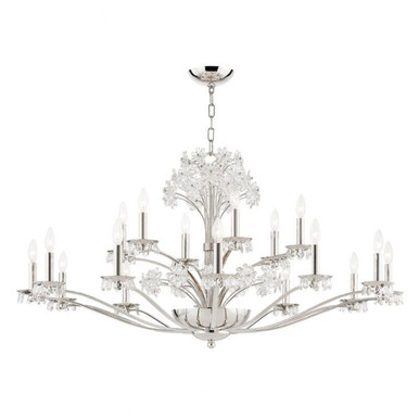 Beaumont 20 Light Chandelier 23.75 x 48 Inch Wide by Hudson Valley - 4452-PN