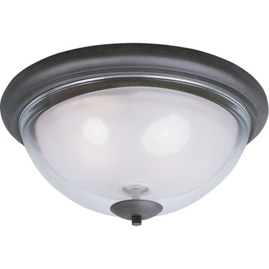 Bayview 2 Light 16 Inch Wide Flush Mount by Maxim - 22340CLFTBZ