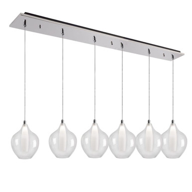 Victoria 17W LED Pendant 9 Inch Tall and 7 Inch Wide by Kuzco - MP3007CH-06