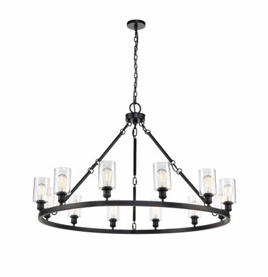 Saloon 12 Light Oversized Chandelier by Innovations - 850-G80