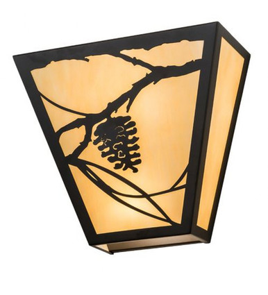 Whispering Pines 2 Light Wall Sconce 11.5 x 13 In by Meyda Tiffany 196270 - 196270