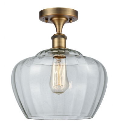 Fenton 1 Light 11 Inch Wide Semi Flush Mount by Innovations - 516-1C-G9L-L
