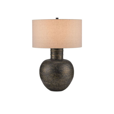 Braille 1 Light Table Lamp In Rustic Style 29.5 x 20 x Currey Company - 6000-0913