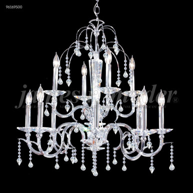 Medallion 12 Light Large Chandelier by James Moder 9612912CHM - 9612912CHM