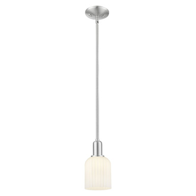 Bridal Veil 1 Light Stem Mini Pendant 9.63 Inch Tall by Innovations - 716-1S-G559-5
