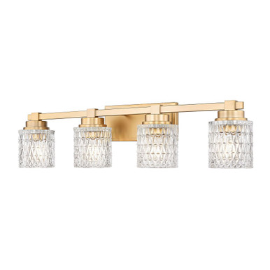 Jacqueline 4 Light Bath Vanity 7.75 Inch Tall and 31.5 Inch Wide by Z Lite - 6101-4V