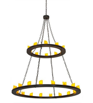 Loxley 28 Light 2 Tier Chandelier 80 x 60 Inches Wide by Meyda Tiffany - 176133