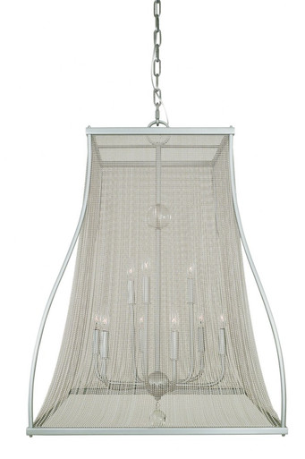 Harrison 9 Light Medium Foyer Chandelier by Framburg - 5509 SP/PN