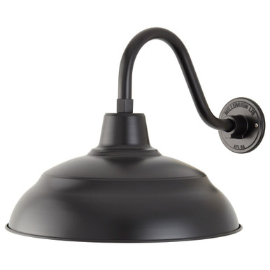 R Series 1 Light 22 Inch Ext Outdoor Wall Mount 17 Inch Wide by Millennium - UWS17GN15-SB
