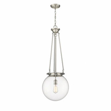 Beacon 1 Light Traditional Medium Pendant 14 Inch Wide by Innovations - 221-1P-G20-14