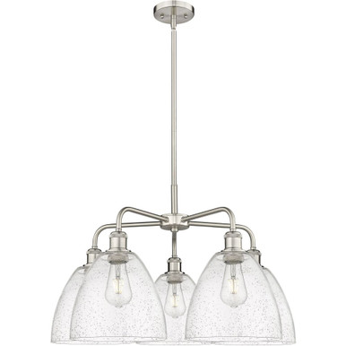 Bristol 5 Light Chandelier 17 Inch Tall and 27 Inch Wide by Innovations - 516-5CR-GBD-9