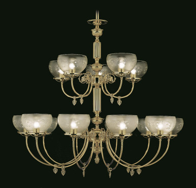 Chancery 15 Light Oversized Foyer Chandelier by Framburg - 7515 PB