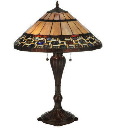 Ilona 25 Inch H Ilona Table Lamp by Meyda Tiffany - 125114