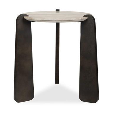 Talud Side Table 24 Inch Tall and 24 Inch Wide by Uttermost - 50334