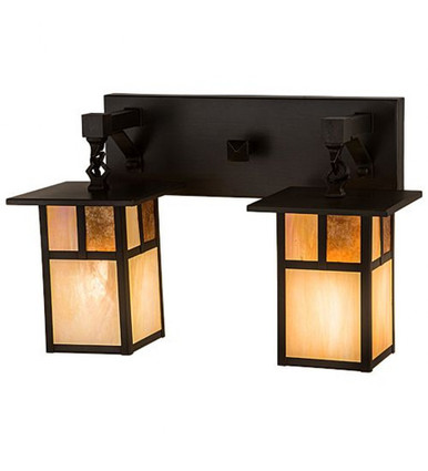 Hyde Park T Mission 2 Light Bath Vanity 11 x 17 Inches by Meyda Tiffany - 194879