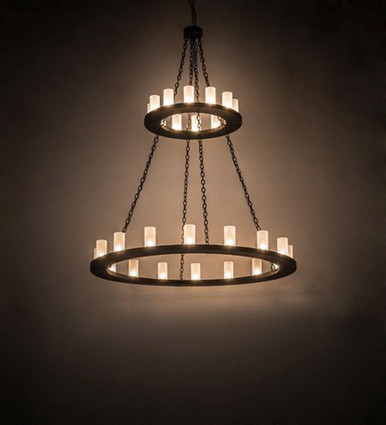 Loxley 28 Light 2 Tier Chandelier 83 x 60 Inch by Meyda Tiffany 187925 - 187925