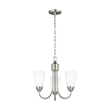 Seville 3 Light Small Chandelier by Generation Lighting - 3120203