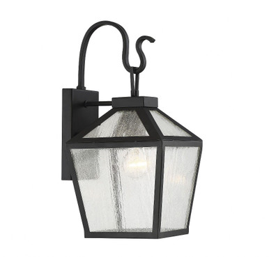 Woodstock 1 Light Outdoor Wall Lantern by Savoy House - 5-100-BK