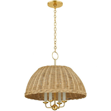 Arwen 4 Light Small Chandelier by Mitzi - H859804-AGB