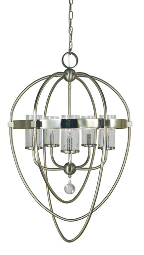 Margaux 5 Light Medium Chandelier by Framburg - 3045AB_MBLACK