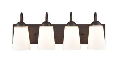 Ivey Lake 4 Light Bath Vanity 8 Inch Tall and 21.5 Inch Wide by Millennium - 9814-RBZ