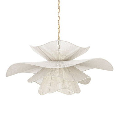 Amanda 1 Light Chandelier 18.5 Inch Tall and 44 Inch Wide by Mitzi - H1084701L-AGB