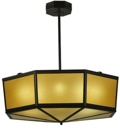 Eltham 48W 4 LED Semi Flush Mount 37 x 36 Inches by Meyda Tiffany - 241396