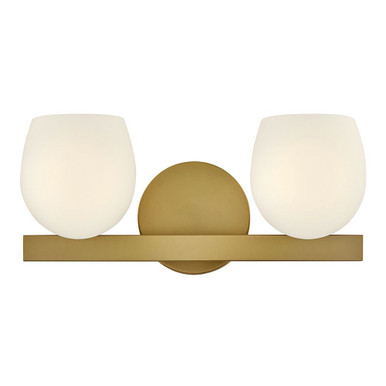 Mae 10W 2 LED Small Bath Vanity 6.75 Inch Tall and 15 Inch Wide by Hinkley - 57022