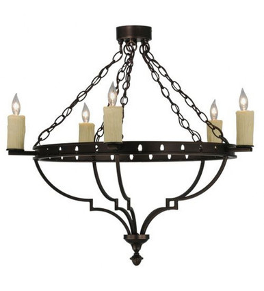 Bottini 5 Light Semi Flush Mount 28 x 31 Inches by Meyda Tiffany - 144951