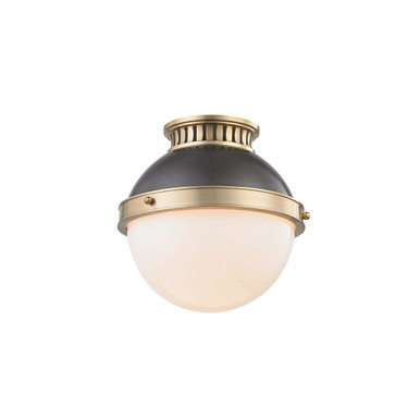 Latham 1 Light 9.5 Inch Wide Flush Mount by Hudson Valley - 4009