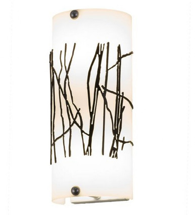 Twigs Overlay 2 Light Wall Sconce 12 x 5 Inches by Meyda Tiffany - 247431