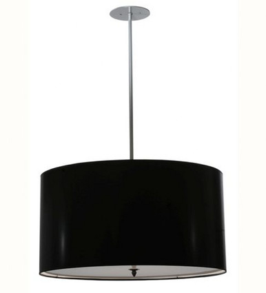 Cilindro Black 4 Light Pendant 48 x 32 Inches by Meyda Tiffany - 113851