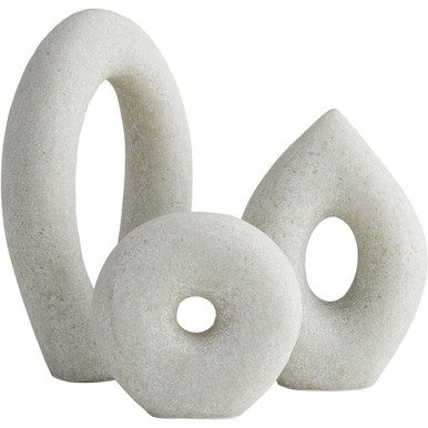 Coco 6 Inch Sculpture (Set of 3) by Arteriors - 9221