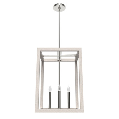Squire Manor 4 Light Metal Medium Pendant by Hunter Fans - 19481