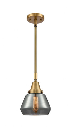 Fulton 1 Light Stem Mini Pendant 10.13 Inch and 7 Inch Wide by Innovations - 447-1S-BB-G173