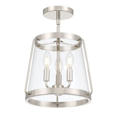 Adabella 3 Light Semi Flush Mount 15.25 InchX12.25 Inch Wide by Millennium - 230103