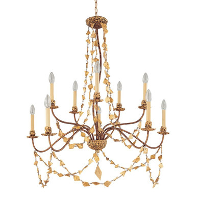 Mosaic 10 Light Oversized Chandelier by Lucas and McKearn - CH1158-10