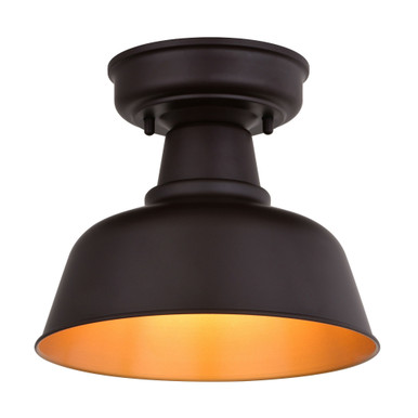 Cody 1 Light Outdoor Flush Mount 8.75 Inch Tall X 10.25 Inch Wide by Vaxcel - T0770