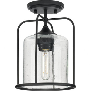 Watch Hill 1 Light 8.5 Inch Wide Outdoor SemiFlush Mount by Progress - P550110-031