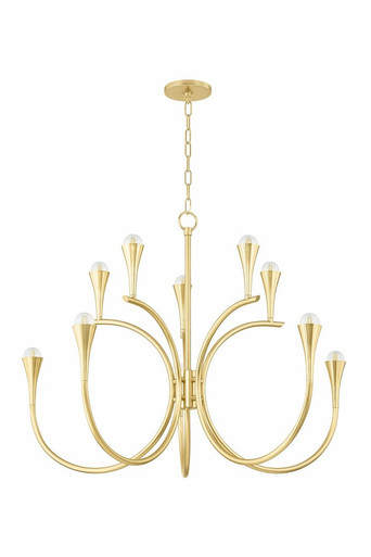 Aviana 10 Light Oversized Chandelier by Mitzi - H929810-AGB