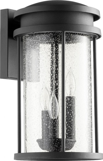 Hadley 3 Light Candle Style Outdoor Wall Lantern by Quorum - 7110-3-69