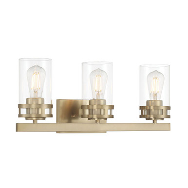 Lunden 3 Light Bath Vanity 9 Inch Tall and 22 Inch Wide by Millennium - 91023-MG