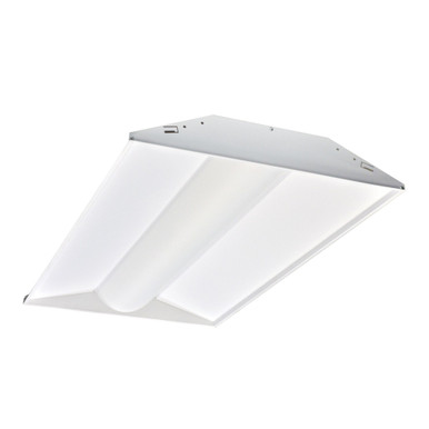 NPTCB Series 44W LED Center Basket Troffer 48x24 Inches by Nora - NPTCB-E24/30AW