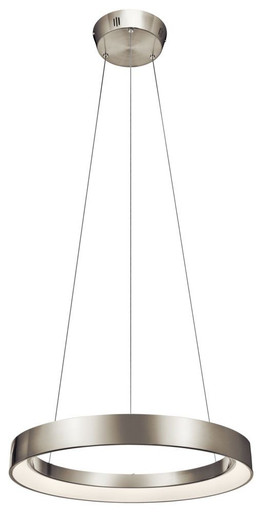 Fornello 1 LED Light Medium Round Chandelier by Elan - 83261