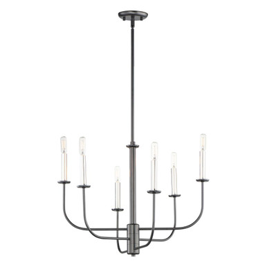 Wesley 6 Light Medium Chandelier by Maxim - 10326